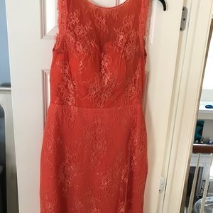 AZAZIE dress/ size 8/ papaya. No alterations.